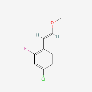 (E)-4-Chloro-2-fluoro-1-(2-methoxyvinyl)benzene