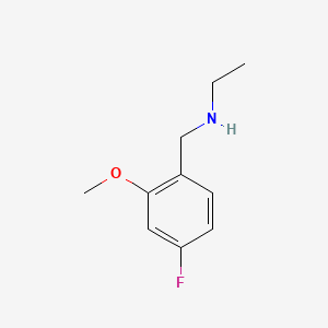 molecular formula C10H14FNO B8267249 N-(4-Fluoro-2-methoxybenzyl)ethanamine 