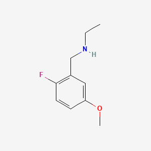 molecular formula C10H14FNO B8267305 N-(2-Fluoro-5-methoxybenzyl)ethanamine 