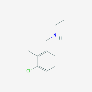molecular formula C10H14ClN B8267719 N-(3-Chloro-2-methylbenzyl)ethanamine 