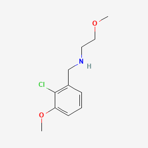 molecular formula C11H16ClNO2 B8267847 N-(2-Chloro-3-methoxybenzyl)-2-methoxyethanamine 