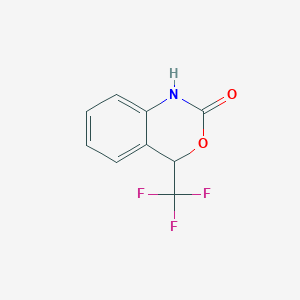 molecular formula C9H6F3NO2 B8268172 4-(Trifluoromethyl)-1,4-dihydro-3,1-benzoxazin-2-one 