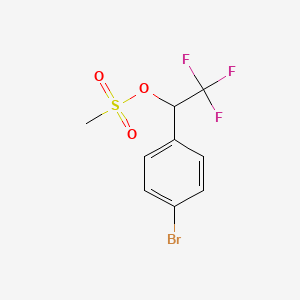 1-(4-Bromophenyl)-2,2,2-trifluoroethyl methanesulfonate