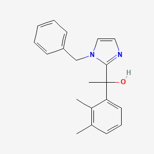 molecular formula C20H22N2O B8268239 1-(1-Benzyl-1h-imidazol-2-yl)-1-(2,3-dimethylphenyl)ethanol 