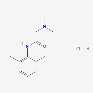 molecular formula C12H19ClN2O B8268245 2-(Dimethylamino)-N-(2,6-dimethylphenyl)acetamide hydrochloride 