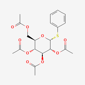 molecular formula C20H24O9S B8268328 Phenyl 2-O,3-O,4-O,6-O-tetraacetyl-1-thio-alpha-D-glucopyranoside 