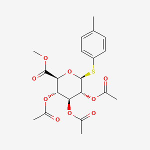 3alpha,4beta,5alpha-Triacetoxy-2beta-(p-tolylthio)tetrahydro-2H-pyran-6beta-carboxylic acid methyl ester