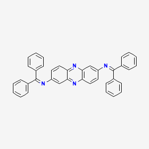 molecular formula C38H26N4 B8268414 N,N'-(Phenazine-2,7-diyl)bis(1,1-diphenylmethanimine) 