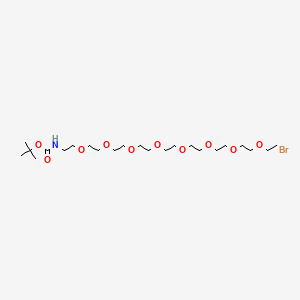 molecular formula C23H46BrNO10 B8268430 Boc-NH-PEG8-C2-Br 