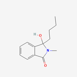 molecular formula C13H17NO2 B8268462 3-Butyl-3-hydroxy-2-methylisoindolin-1-one 