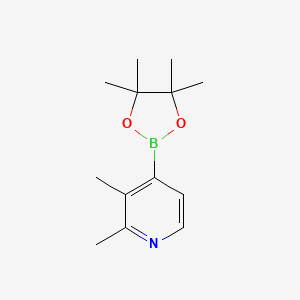 molecular formula C13H20BNO2 B8268470 2,3-Dimethyl-4-(4,4,5,5-tetramethyl-1,3,2-dioxaborolan-2-yl)pyridine 