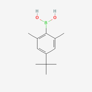 molecular formula C12H19BO2 B8268483 (4-(Tert-butyl)-2,6-dimethylphenyl)boronic acid 