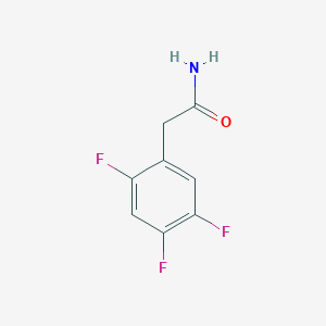 molecular formula C8H6F3NO B8268484 2,4,5-Trifluorobenzeneacetamide 