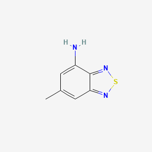 molecular formula C7H7N3S B8268497 6-Methyl-2,1,3-benzothiadiazol-4-amine CAS No. 89792-42-7