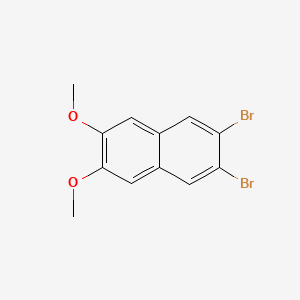 molecular formula C12H10Br2O2 B8268534 2,3-Dimethoxy-6,7-dibromonaphthalene 