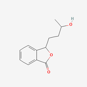 molecular formula C12H14O3 B8268588 Butylphthalide metabolite M3-2 CAS No. 162050-43-3