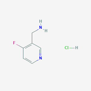 molecular formula C6H8ClFN2 B8268604 (4-Fluoropyridin-3-yl)methanamine hydrochloride 