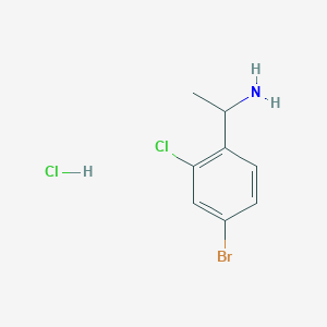 1-(4-bromo-2-chlorophenyl)ethanamine hydrochloride