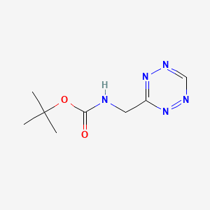 molecular formula C8H13N5O2 B8268735 tert-butyl N-(1,2,4,5-tetrazin-3-ylmethyl)carbamate 