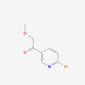 molecular formula C8H8BrNO2 B8268748 1-(6-Bromopyridin-3-yl)-2-methoxyethanone 