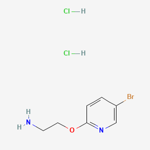 2-[(5-Bromopyridin-2-yl)oxy]ethan-1-amine dihydrochloride