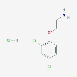 molecular formula C8H10Cl3NO B8268787 2-(2,4-Dichlorophenoxy)ethan-1-amine hydrochloride 