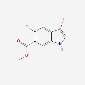 methyl 5-fluoro-3-iodo-1H-indole-6-carboxylate