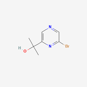 2-(6-Bromopyrazin-2-yl)propan-2-ol