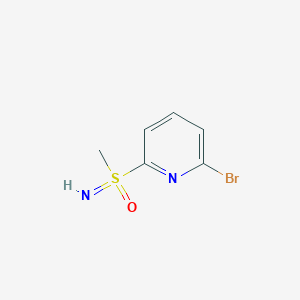 (6-Bromopyridin-2-yl)(imino)methyl-lambda6-sulfanone