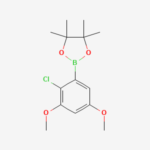 2-(2-Chloro-3,5-dimethoxyphenyl)-4,4,5,5-tetramethyl-1,3,2-dioxaborolane