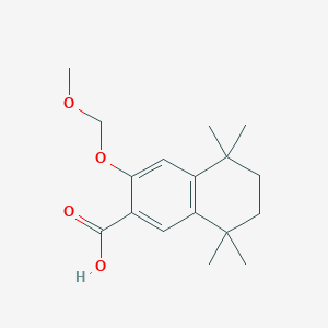 molecular formula C17H24O4 B8268949 3-Methoxymethoxy-5,5,8,8-tetramethyl-5,6,7,8-tetrahydronaphthalen-2-yl carboxylic acid 