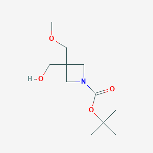 Tert-butyl 3-(hydroxymethyl)-3-(methoxymethyl)azetidine-1-carboxylate