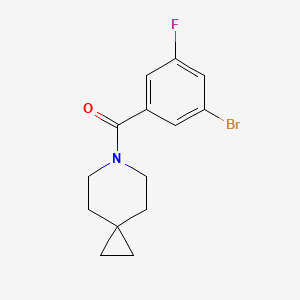 (3-Bromo-5-fluorophenyl)(6-azaspiro[2.5]octan-6-yl)methanone