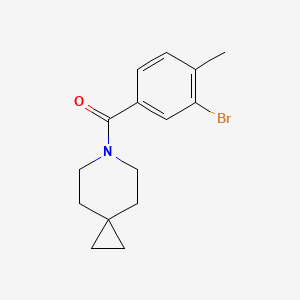 molecular formula C15H18BrNO B8269048 (3-Bromo-4-methylphenyl)(6-azaspiro[2.5]octan-6-yl)methanone 