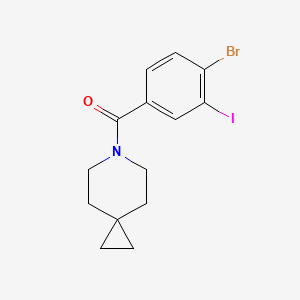 (4-Bromo-3-iodophenyl)(6-azaspiro[2.5]octan-6-yl)methanone
