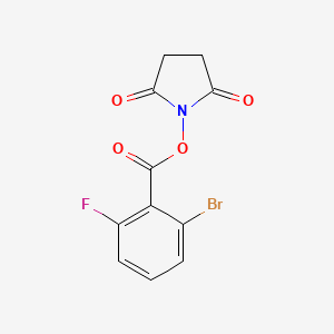 2,5-Dioxopyrrolidin-1-yl 2-bromo-6-fluorobenzoate