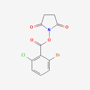 2,5-Dioxopyrrolidin-1-yl 2-bromo-6-chlorobenzoate