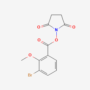 2,5-Dioxopyrrolidin-1-yl 3-bromo-2-methoxybenzoate