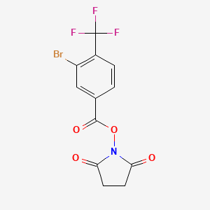 2,5-Dioxopyrrolidin-1-yl 3-bromo-4-(trifluoromethyl)benzoate