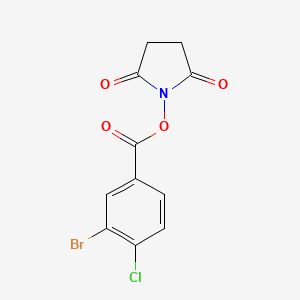 2,5-Dioxopyrrolidin-1-yl 3-bromo-4-chlorobenzoate