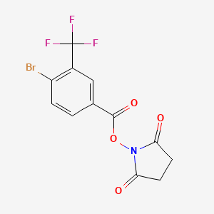 2,5-Dioxopyrrolidin-1-yl 4-bromo-3-(trifluoromethyl)benzoate