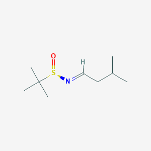 (NE,R)-2-methyl-N-(3-methylbutylidene)propane-2-sulfinamide