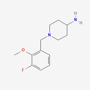 1-(3-Fluoro-2-methoxybenzyl)piperidin-4-amine