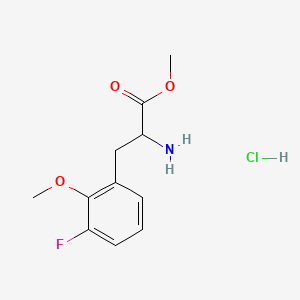 Methyl 2-amino-3-(3-fluoro-2-methoxyphenyl)propanoate hydrochloride