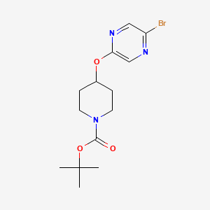 Tert-butyl 4-(5-bromopyrazin-2-yloxy)piperidine-1-carboxylate