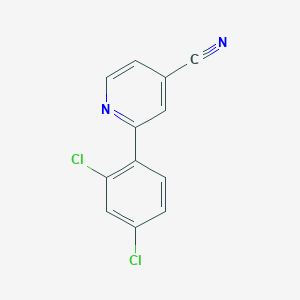 2-(2,4-Dichlorophenyl)isonicotinonitrile