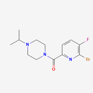 (6-Bromo-5-fluoropyridin-2-yl)(4-isopropylpiperazin-1-yl)methanone
