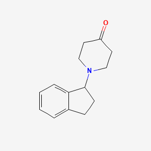 1-(2,3-dihydro-1H-inden-1-yl)piperidin-4-one