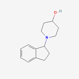 1-(2,3-Dihydro-1H-inden-1-yl)piperidin-4-ol