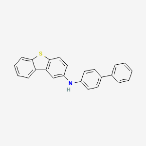 molecular formula C24H17NS B8269597 N-([1,1'-联苯]-4-基)二苯并[b,d]噻吩-2-胺 
